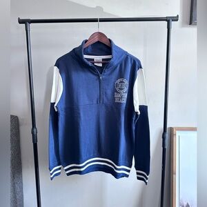 Exist Beach Sweatshirt Size Medium Navy Hampton Beach Quarter Zip Sweatshirt